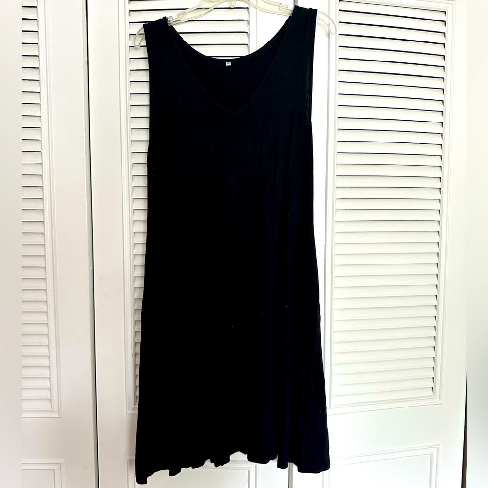 Black dress/beach cover